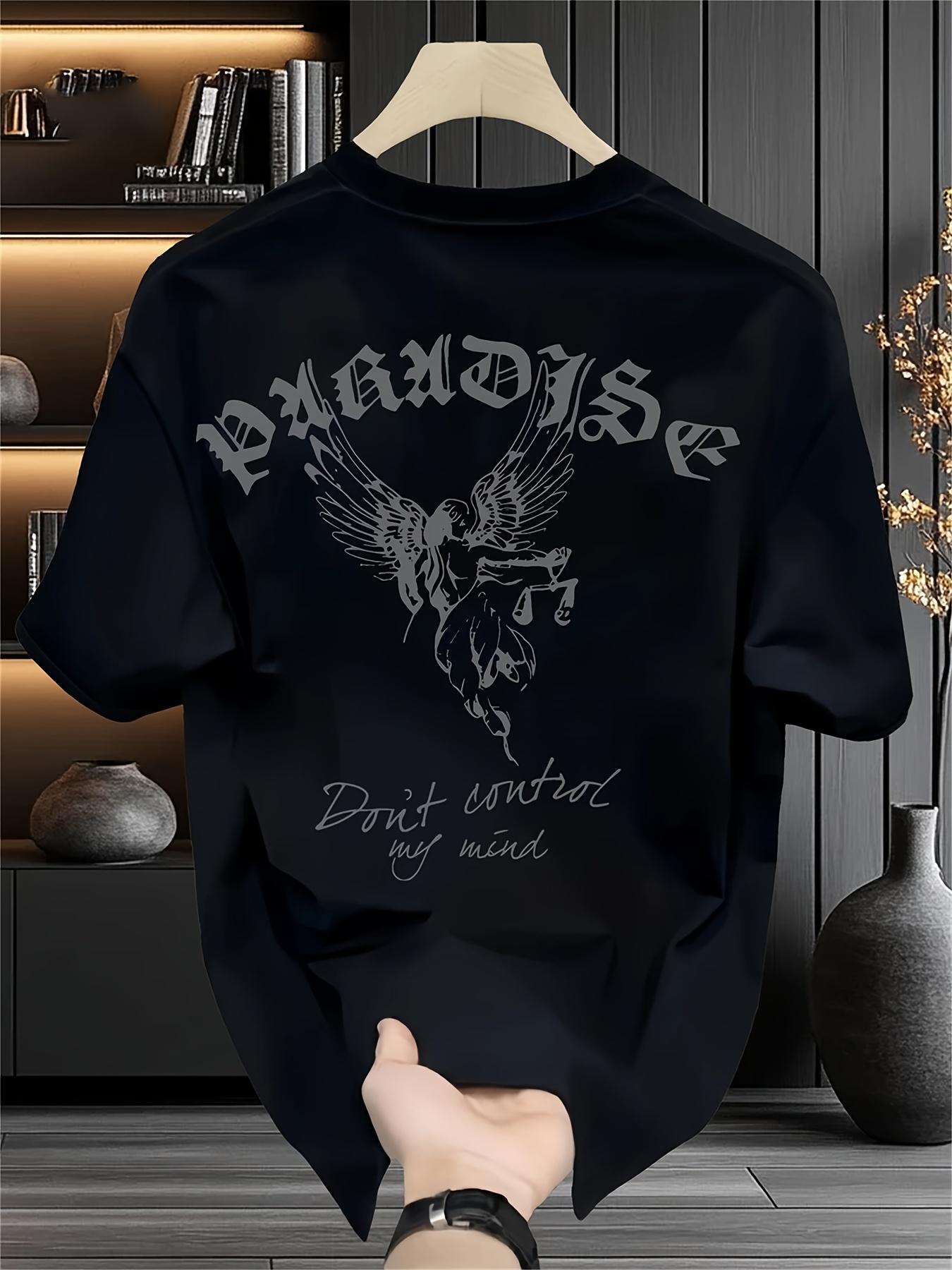 

2026 HipHop Style Summer Mens Tshirt Comfortable and Relaxing 100 Pure Cotton Suitable for Daily Wearing S