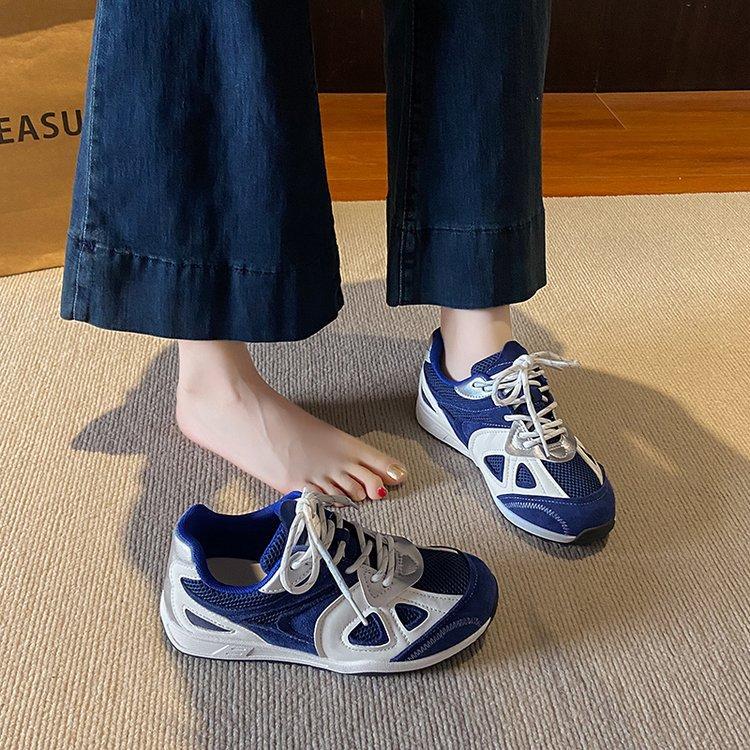 Inner height increase German training shoes women's 2025 autumn new versatile breathable small single shoes casual sports board shoes women