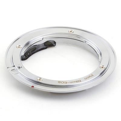 2nd Electronic Adapter for Converting Nikon F Lenses To Canon 600D 550D 500D 40D AF-Type (D) (T3i/X5), (T2i/X4), (T1i/X3), 60D, 60Da, 50D,