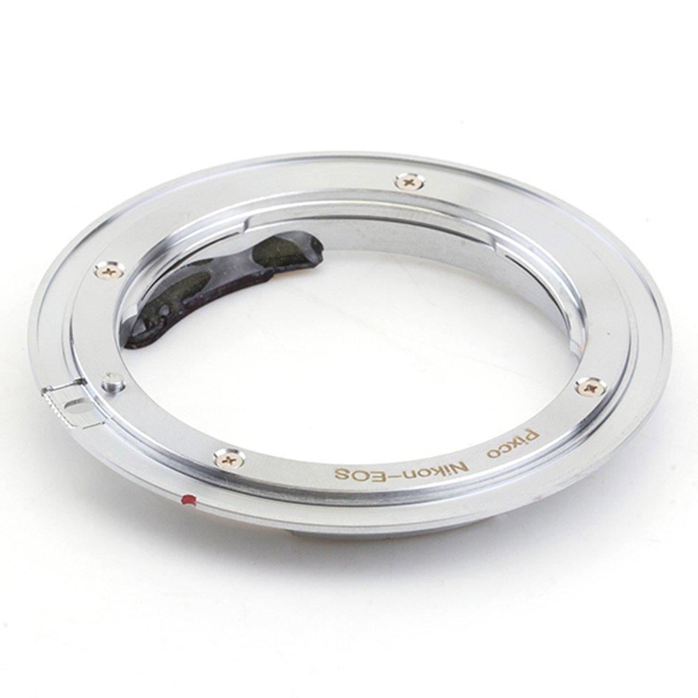 2nd Electronic Adapter for Converting Nikon F Lenses To Canon 600D 550D 500D 40D AF-Type (D) (T3i/X5), (T2i/X4), (T1i/X3), 60D, 60Da, 50D,