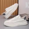 Foreign trade summer breathable 2025 new sports and leisure board shoes men's thick-soled large-size white shoes men's