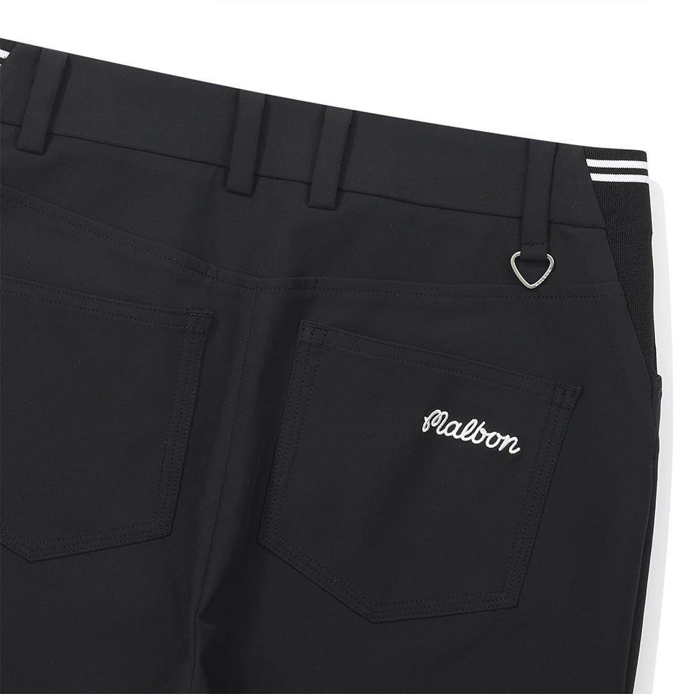 MALBON GOLF Women'S Semi-Bootcut Golf Pants Black (Woman)