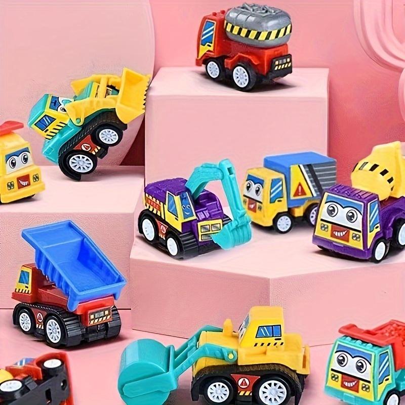 5/10/15/20pcs Mini Pull Back Cars Engineering Vehicle Toys Kids Birthday Party Favor Classroom Prize Valentine Gift