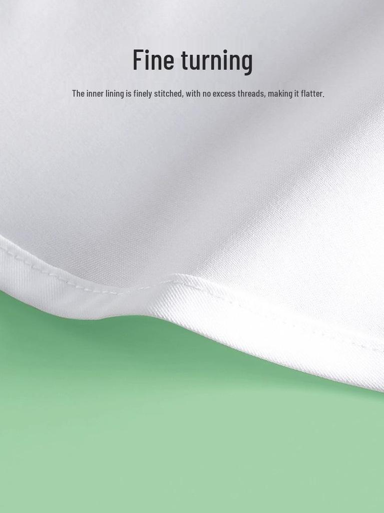 Children's White Short Sleeve School Uniform Shirt - Unisex, All Seasons, Small To Large