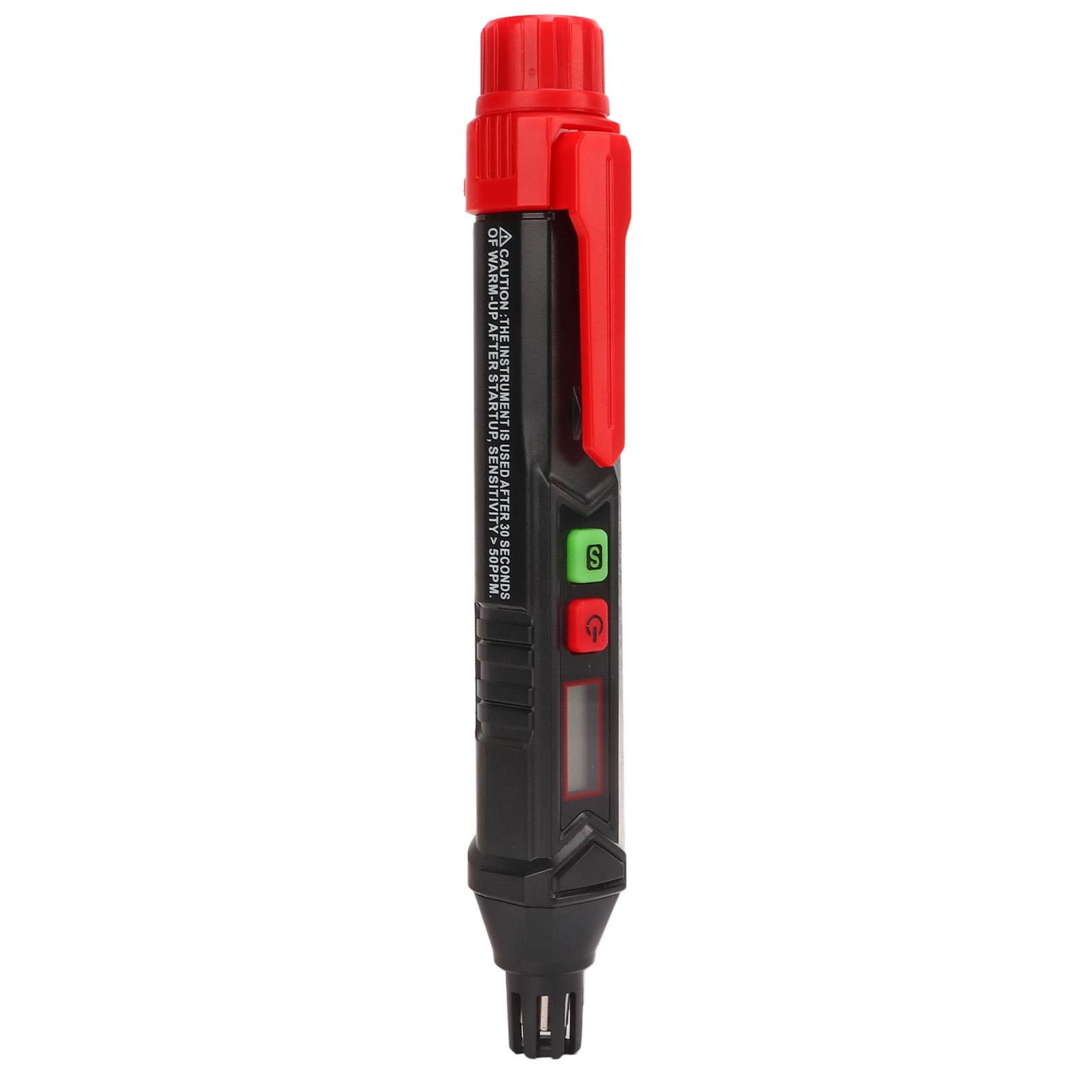 Combustible Gas Detector Pen Type Gas Leak Detector Double Alarm Sensitive Portable Easy Combustible Gas Alarm