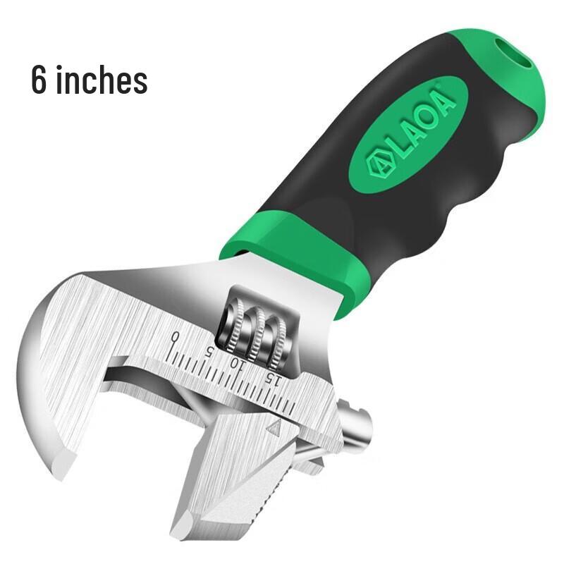 LAOA LA313106 Multifunction Short Handle Adjustable Wrench