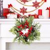 Christmas Candle Ring Decoration Holder for Celebration Kitchen Party Style A