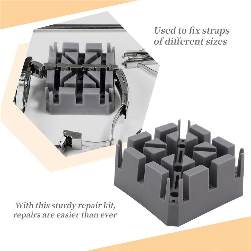 A95D-153 Pcs Watch Repair Kit Professional Spring Bar Tool Set,Watch Battery Replacement Tool Kit,Watch Band Link Pin Tool Set