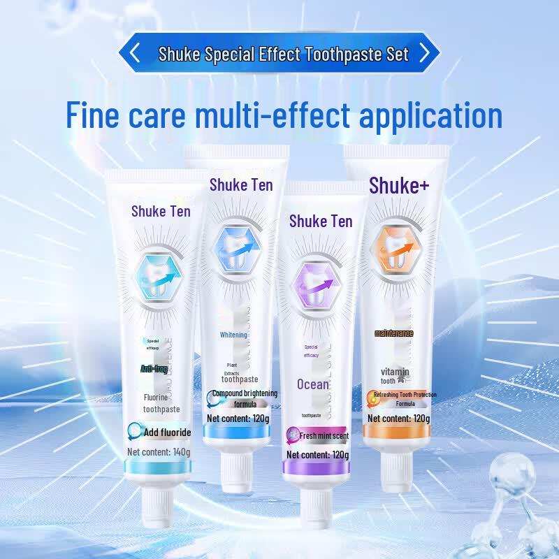 Shuke Multi-Effect Toothpaste Family Pack