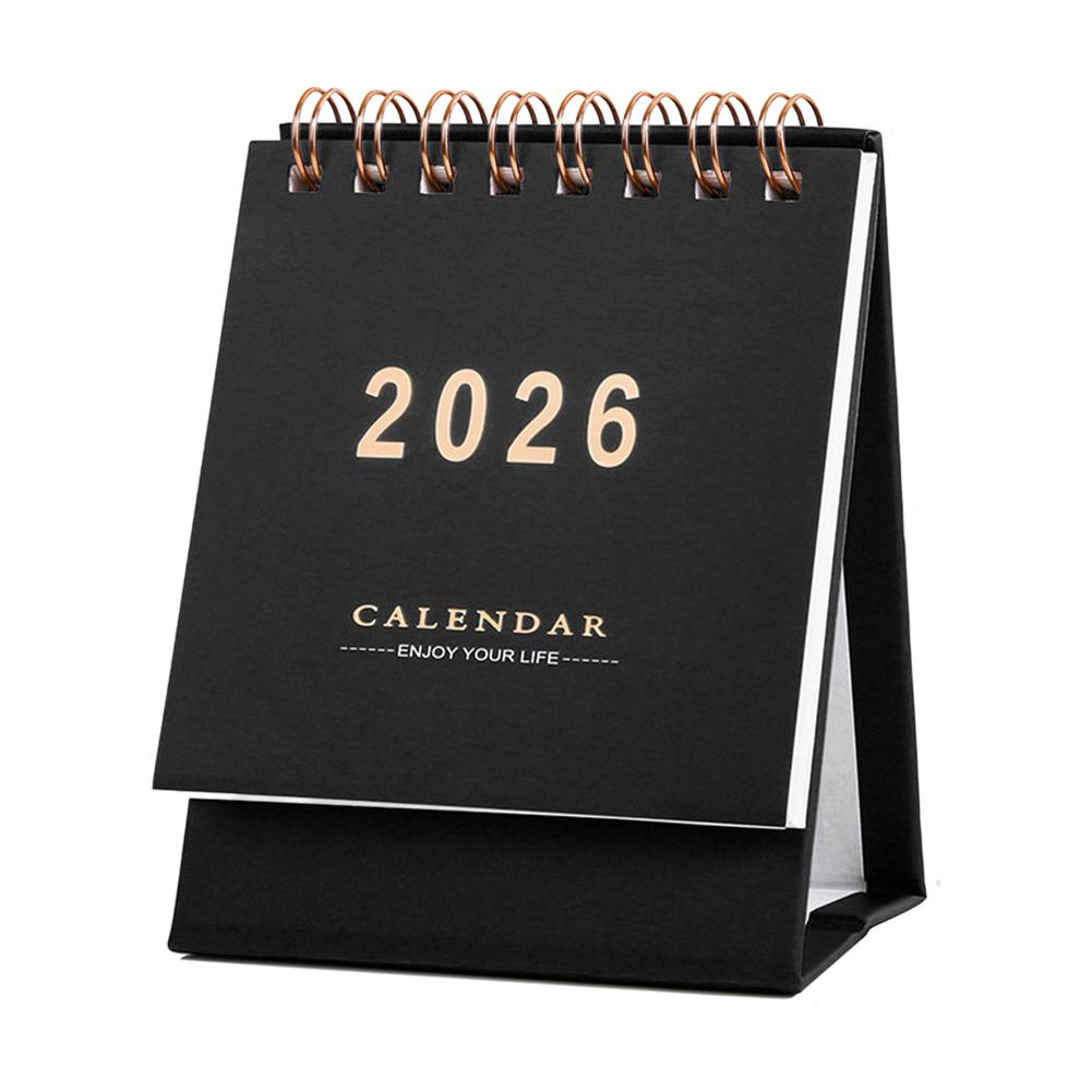 Mini Bureaukalender Jaar 2026, Staande Klap Kleine Kalender Maandelijkse Bureaukalender, Academische Jaarplanner voor Thuis Kantoor School