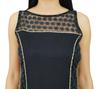 Atasi Womens Black Net Straight Kurti Salwaar Kameez with Dupatta Readymade