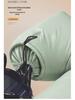 Winter Fleece-Lined Waterproof Leather Windshield Cover for Electric Vehicle and Motorcycle.