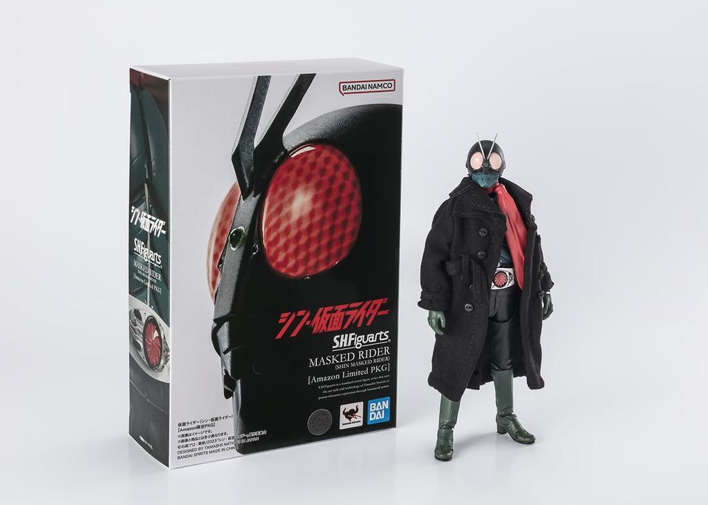 TAMASHII NATIONS Kamen Rider Kamen Limited 145mm Painted Movable Figure S.H.Figuarts (Shin Rider) [Amazon PKG] Approx. PVC&ABS&Cloth