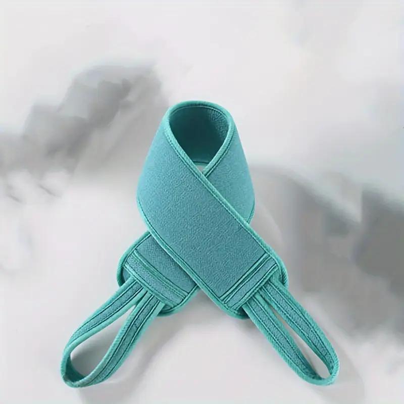 

1 шт. Щетка для спины для душа, двухстороннее полотенце для ванны, мягкие аксессуары для ванной комнаты для чистки тела зелёный