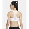 Nike Swoosh Medium Support Dri-FIT Sport-BH mit Frontreißverschluss Damen Sport-BH Weiß FN2732-100