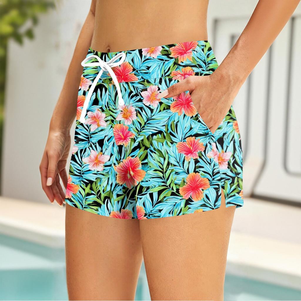 Women's Printed Split Swimsuit Sport Swimsuit Two-Piece Set