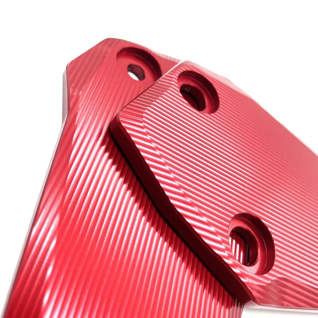 motokano Footpeg Heel Plate Guard for SE Red ZX-25R ZX-4R ZX-4RR