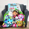Customizable Gaby's Bubble House4 Throw Blanket – Personalized Name, All-Season Cozy Snug Blanket, Machine Washable, Personalized Blanket