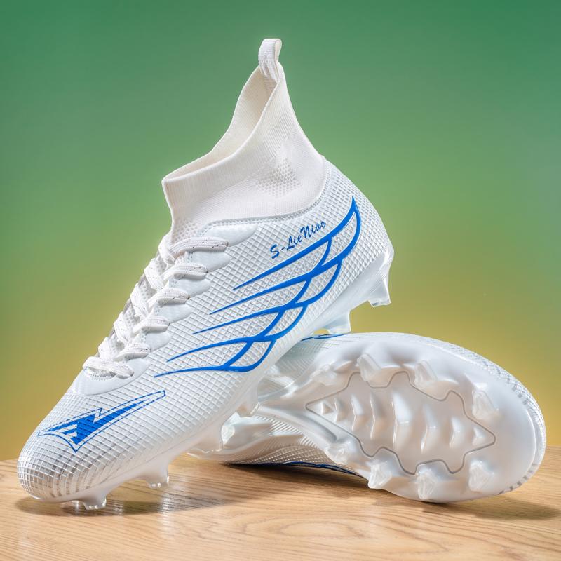 Men's Soccer Shoes Outdoor Long Spikes Sports Football Boots Large Size Youth Sports Kids Football BootsMens Football Shoes