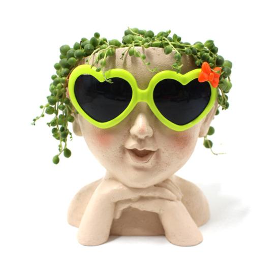 

Aesthetic Face Flower Pot Wear-resistant Creative Balcony Succulent