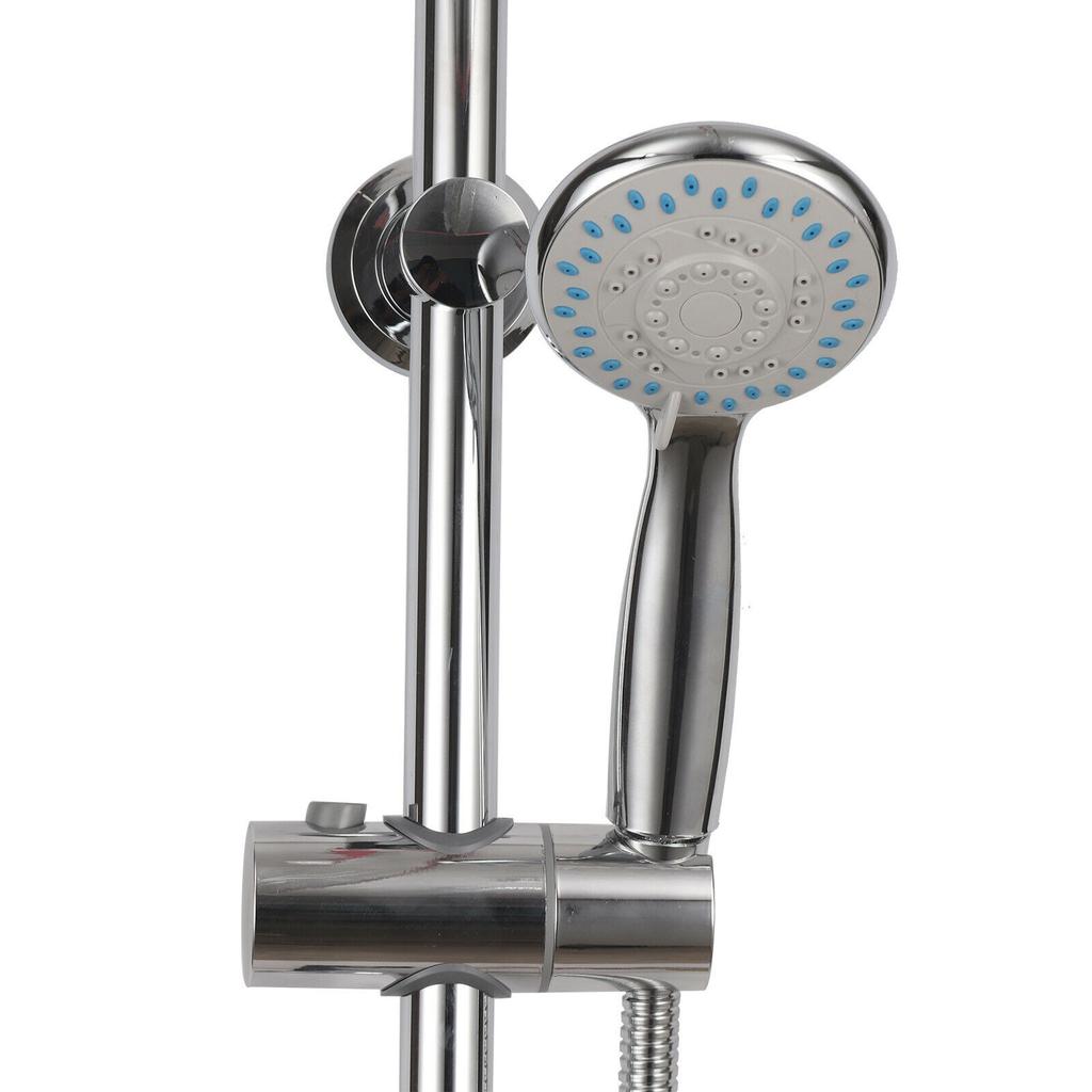 Adjustable Chrome Shower Slider Riser Rail Bar Kit Redring Zara universal fit Adjustable Chrome Shower Slider Riser Rail Bar Kit Redring Zara universal fit