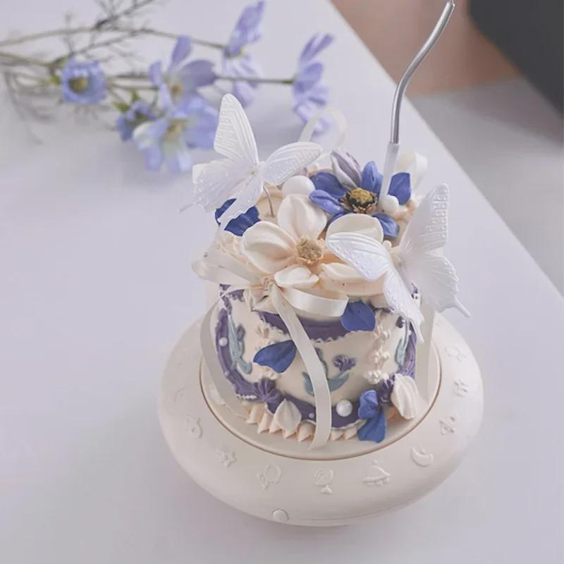 Automatic Rotating Dessert Sushi and Cake Display Stand for Parties