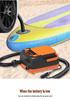High-Pressure 12V Car-Mounted Electric Inflatable Pump for Kayaks, SUPs, Surfboards, and Rafts - 6000 Inflation Rechargeable Pump