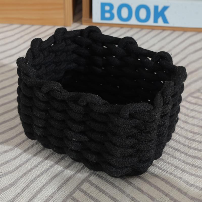 Geflochtener Seil-Aufbewahrungskorb - Natürlicher Jute-Organizer für Badezimmer, Schreibtisch, Mehrzweck-Aufbewahrungslösung, Badezimmer-Organizer und Aufbewahrung