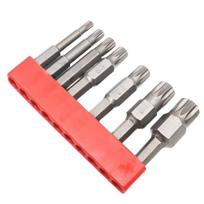 High Hardness Screwdriver Bits 12 Point Alloy Steel