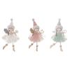 Princess Dress Xmas Tree Pendant with Wings Christmas Decoration Cute Christmas Angel Dolls  Home