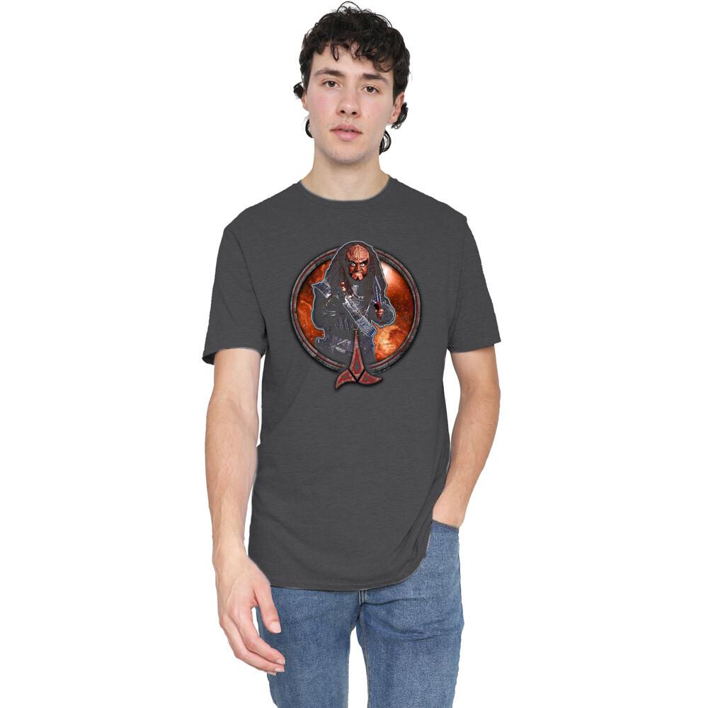 Star Trek Gowron T-Shirt S-2XL, Charcoal Unisex T-Shirt XXL