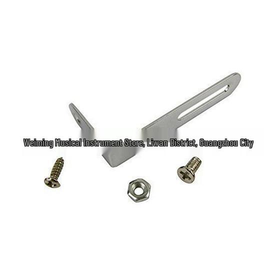 Silver LP Electric Guitar Pickguard and Backplate Support Bracket Set Bracket (Metal Part) Only Silver