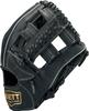 ZETT Soft Steer Baseball Glove for Black Size BRGB35420 All-Around Left-Handed Throws, (1900), 4,