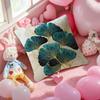 Oil Painting Floral Elegant Pillow Case Antidustmite Pillowcase Invisible Zipper Silky Short Plush Sofa Cushion Cover