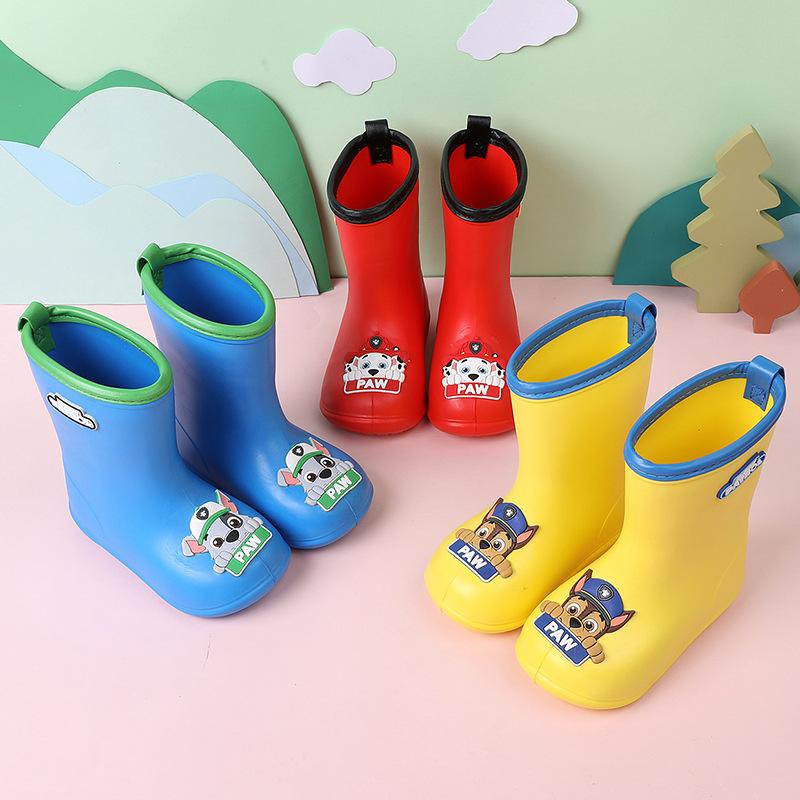 Stivali da Pioggia Paw Patrol per Bambini Scarpe da Acqua Stivali da Pioggia per Bambini Antiscivolo Ragazzi 1-2 Anni 3 Bambino Piccolo Neonato Scarpe