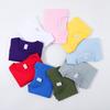 Men's Pattern Printed Cotton T Shirt for Both Men and Women's Street Casual Style Round Neck Short Sleeved Street Style