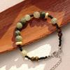 Emerald Beaded Adjustable Bracelet for Women: Ancient Style, Versatile Luxury Jewelry