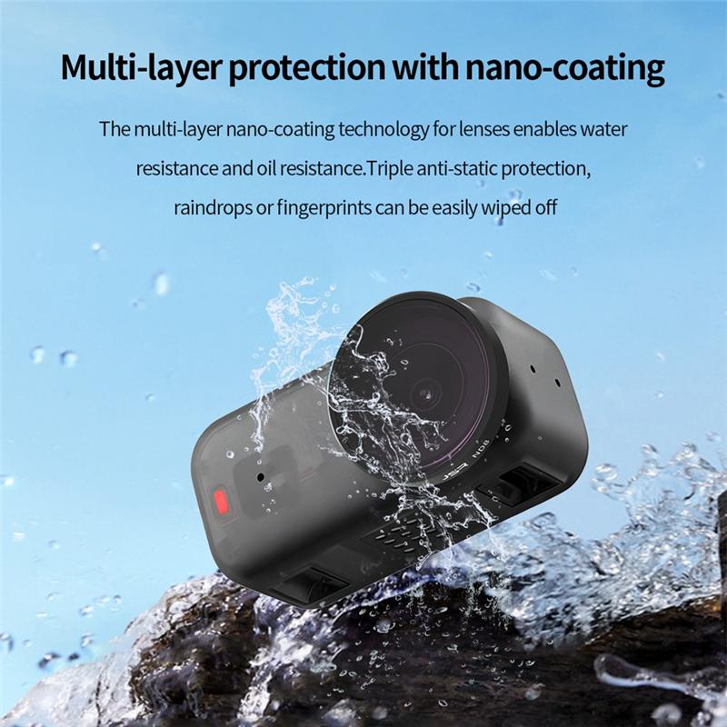 Sada filtrů ABUO-ND8/ND16/ND32/ND64 pro objektiv kamery Djl Osmo Nano Filtry proti oslnění a poškrábání Filtr s neutrální hustotou