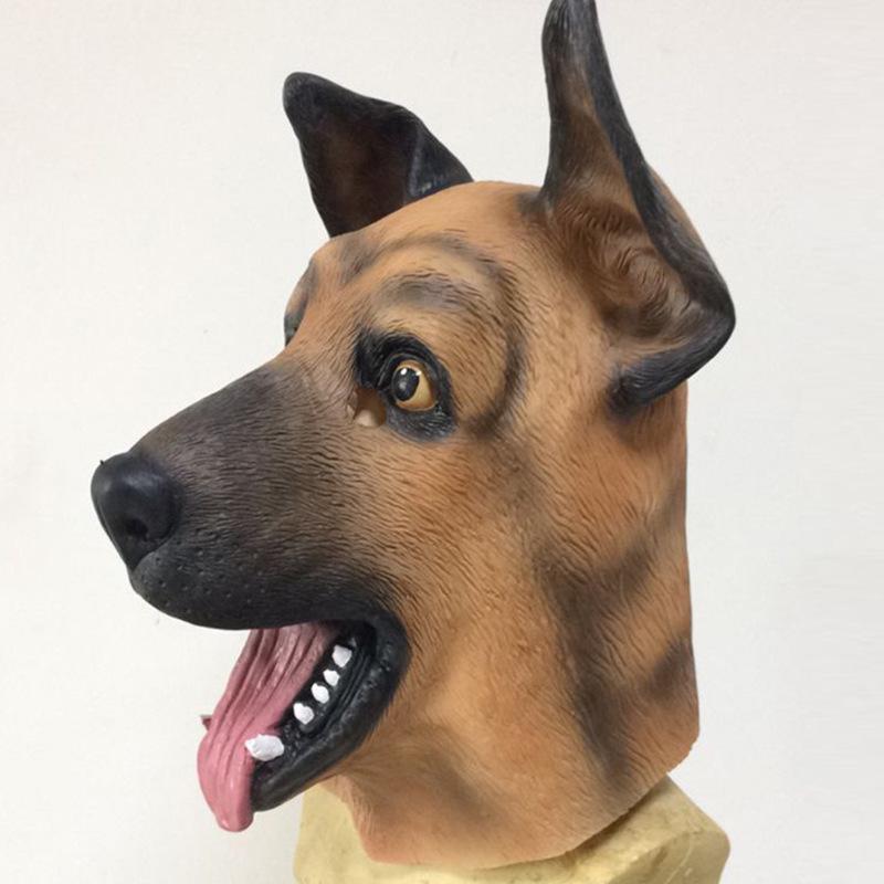 Realistic Latex Sheepdog Mask - Halloween Costume Masquerade
