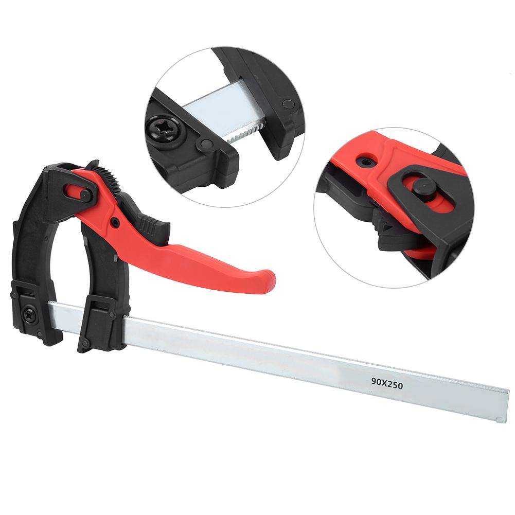 Rychloupínací ráčnové nastavitelné F svěrky Dřevoobráběcí tyčové svorky Upevňovací svěrka DIY truhlářské příslušenství