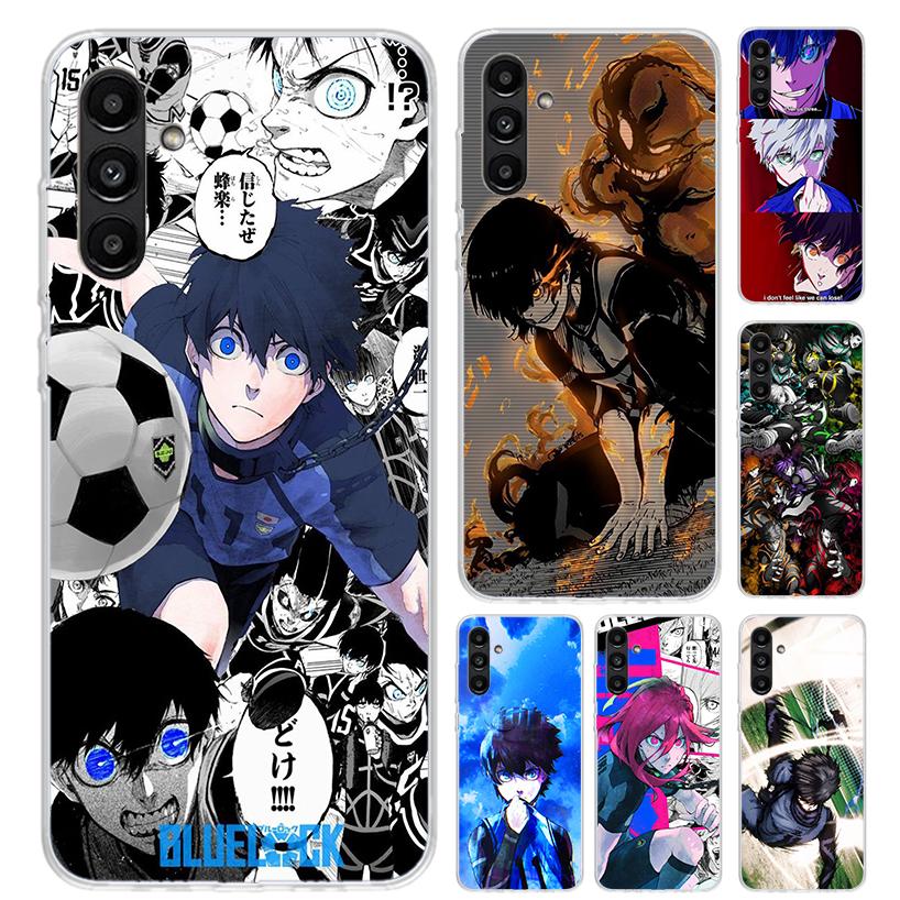 Blue Lock Football Anime Phone Case for Samsung Galaxy A17 A16 A37 A26 A36 A57 A56 A15 A25 A35 A55 A14 A24 A34 A54 A13 A23 A33 A