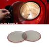 Smoked Black Front Head Light Lamp Guard Cover Trim For Jeep Wrangler JK 2007-18