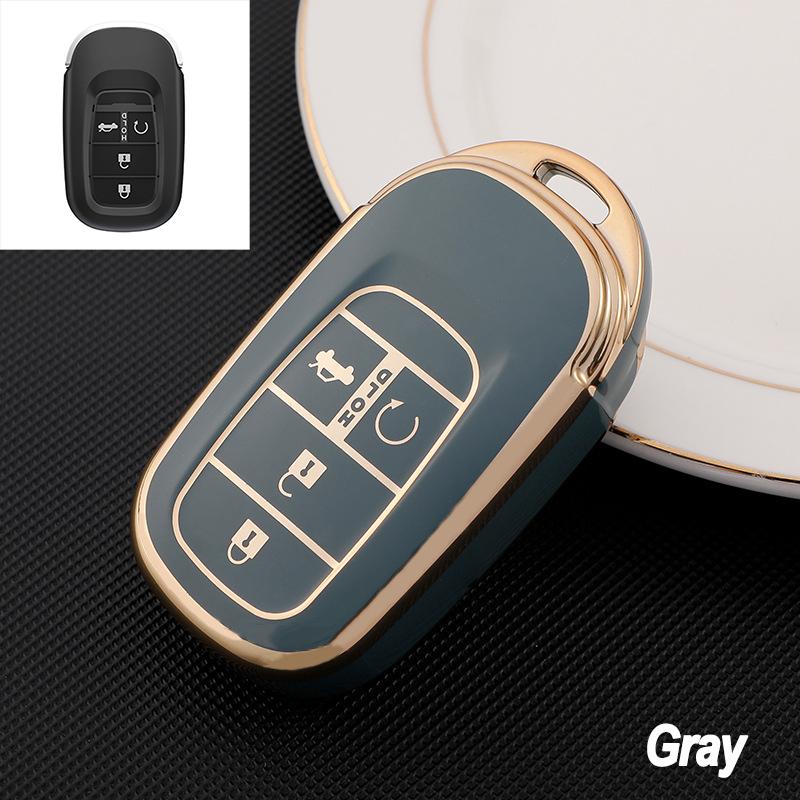TPU Car Key Cover Case Shell Fob Holder for Honda City CRV CR-V Freed Pilot Accord Civic 2026 2026 2026 Protector Auto Styling