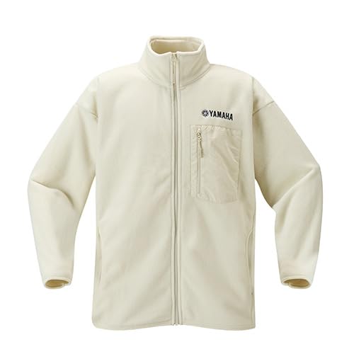 

Yamaha Motor (Yamaha) Fleece Jacket RY3011 White, Size M, 90792-AE80M