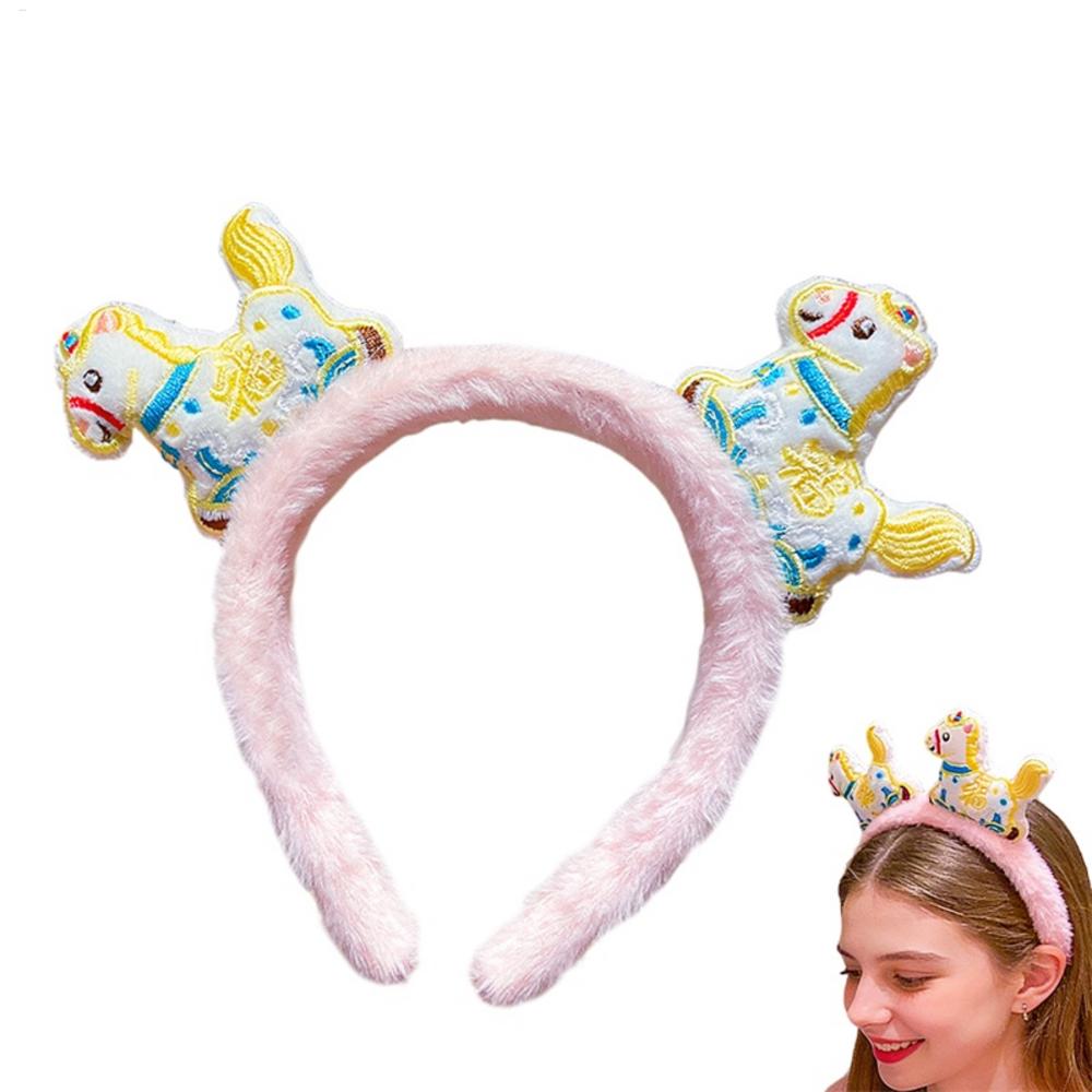 

Chinese New Year Headband Year Of The Horse Headdress Photo Booth Costume Headband For Boys Girls Students Festival Attendees