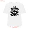 Raccoon Detective Cotton T Shirt Ta045410 Vintage Washed Homme Fashion Casual Stylish Graphic Comfortable Slightly