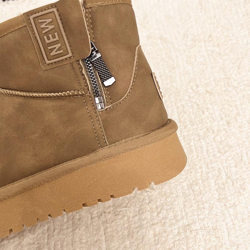 Winter new snow boots women's short snow cotton piled thickened snow-proof warm platform shoes women's shoes