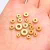10Pcs 4-8mm Stainless Steel Round Gear Gasket Beaded Isolation Bead DIY Jewelry Accessories