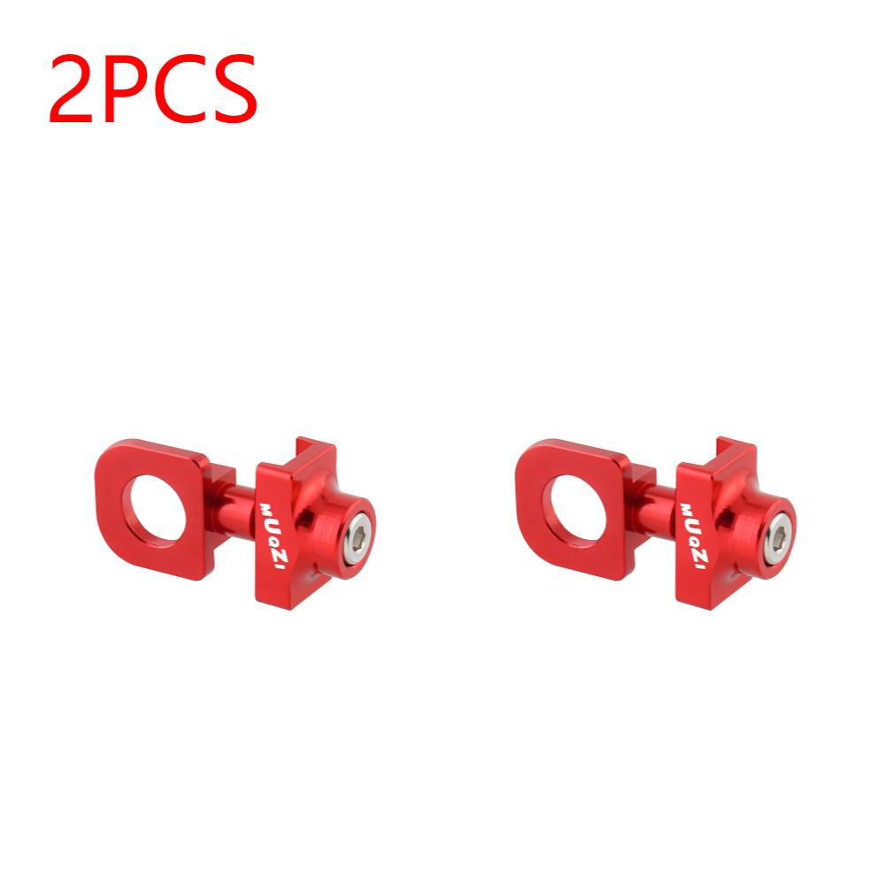1-10pcs Single Speed Bicycle Chain Tensioner Adjuster Aluminum Alloy Bicycle Chain Fastener Fixed Bike Bolt Screw Accessories
