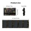 10W 5V Portable Outdoor Solar Power Supply 5 Folding Solar Panels Phone Charging Device with 10-in-1 Cable